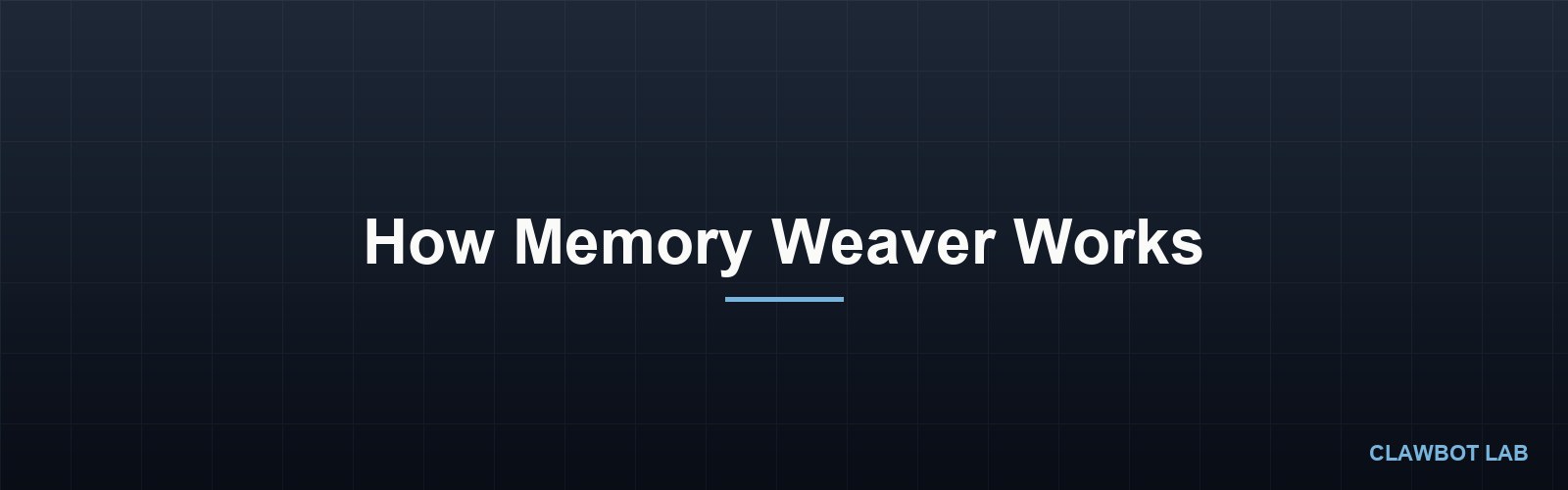 How Memory Weaver Works