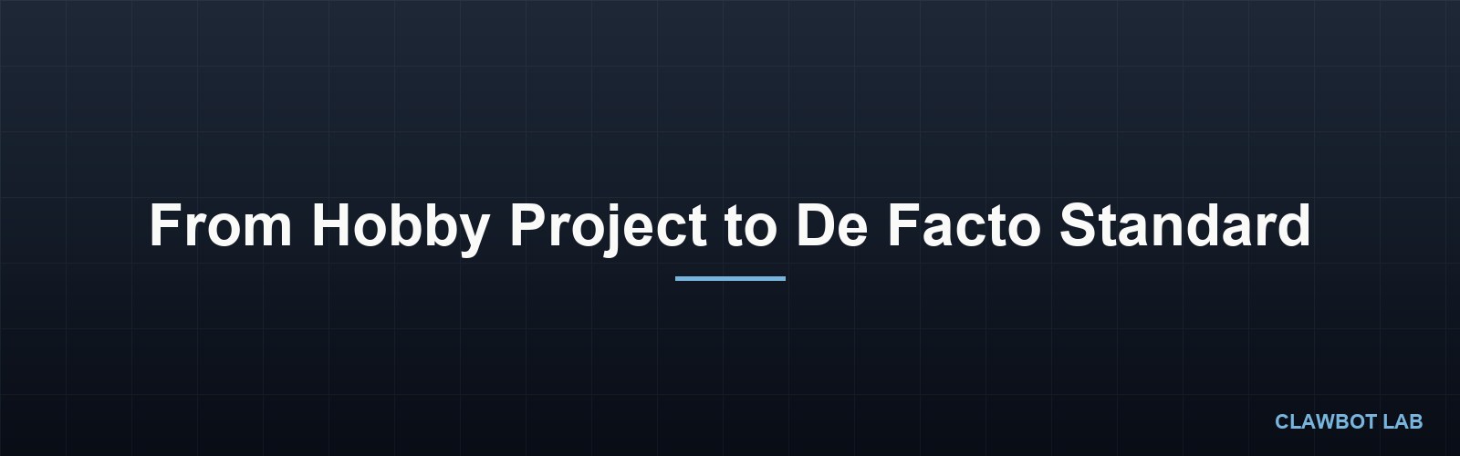 From Hobby Project to De Facto Standard