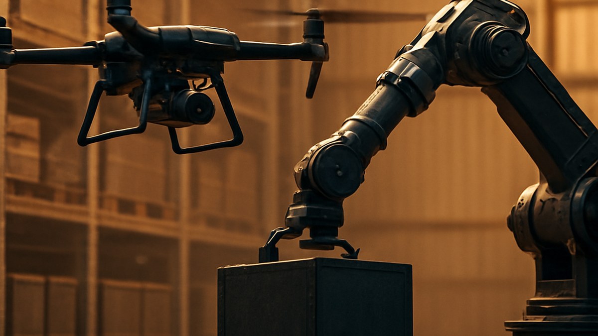 Corvus One Cold Chain Unveils Autonomous Drone Inventory for Sub-Zero Warehouses — illustration