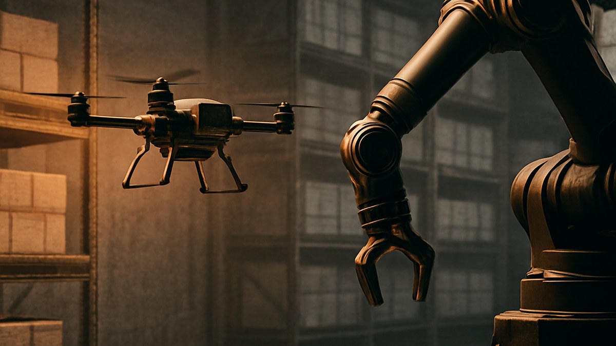 Corvus One Cold Chain Unveils Autonomous Drone Inventory for Sub-Zero Warehouses — illustration